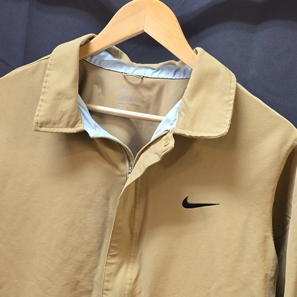 NIKE | Men's Standard Fit Breathable | Bomber Style Jacket | Size Medium​